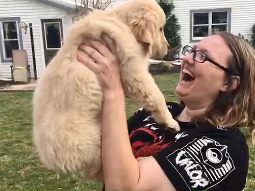 The day the breeder met Max